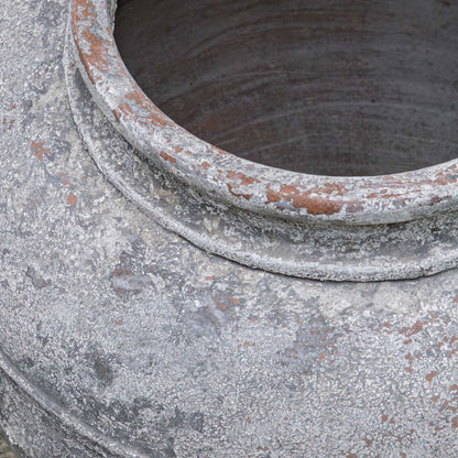 Echoes Of Time - Concrete Outdoor Planter - Dark Gray