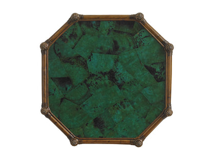 Bali Hai - Flamingo Octagonal End Table - Dark Brown