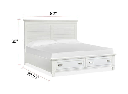 Charleston - Panel Storage Bed