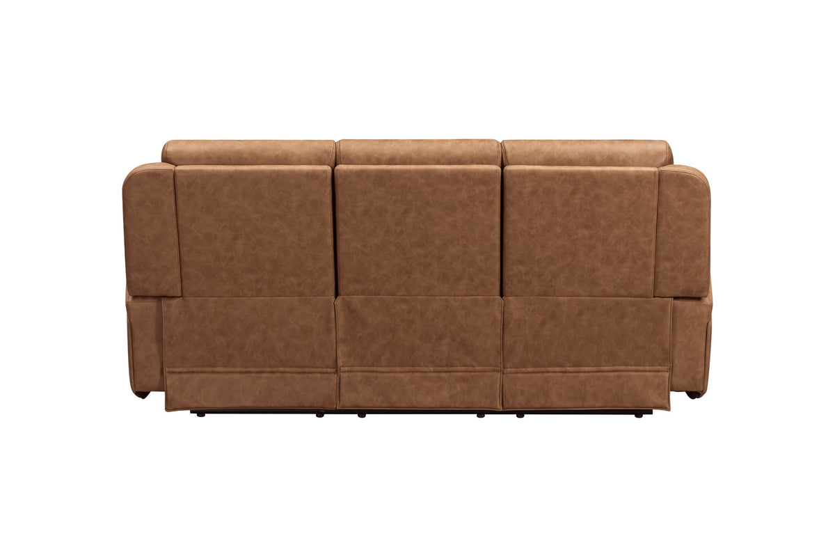 Napa - Manual Triple Recline Sofa - Wrangler Clay