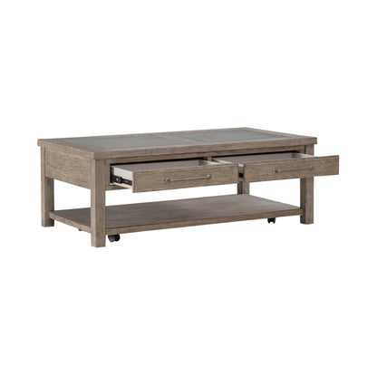 Skyview Lodge - Cocktail Table - Cobblestone