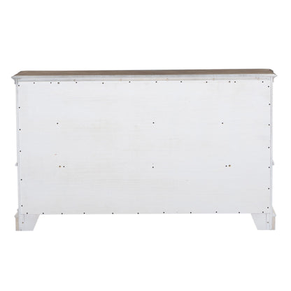 Magnolia Manor - 9 Drawer Dresser - Antique White