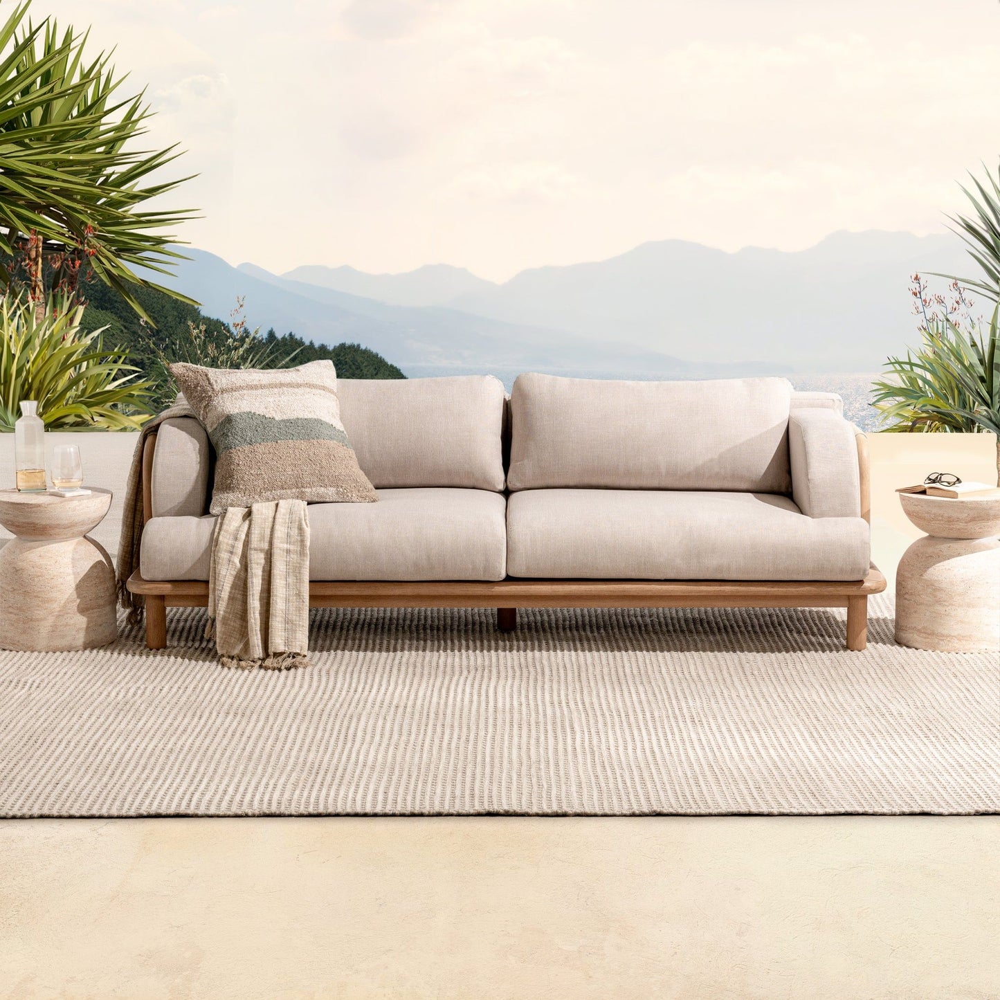 Dawson - Outdoor Sofa - Butterscotch