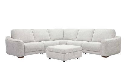 Julianna - Armless Chair - Crisp Taupe