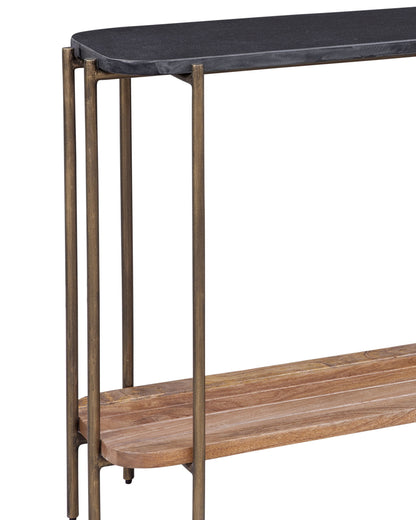 Adrienne - Console Table Base - Light Brown