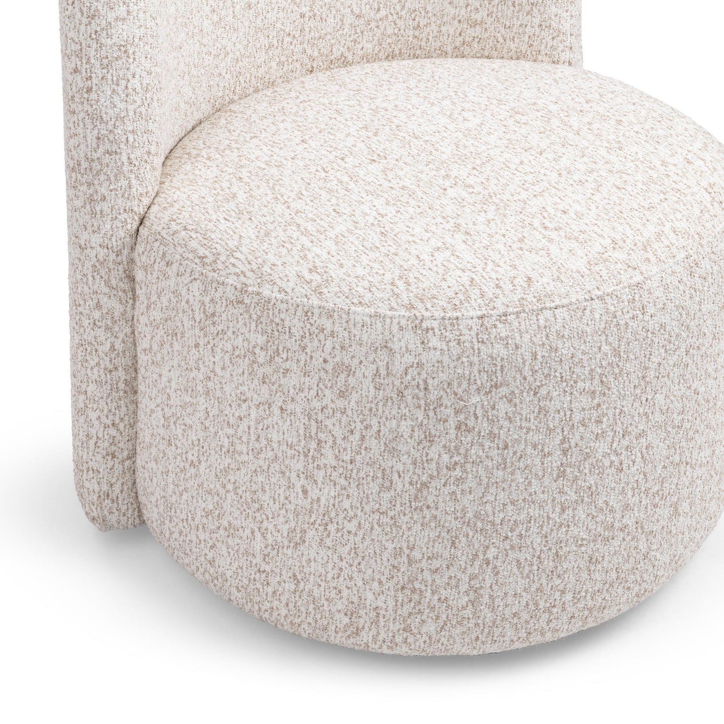 Solano - Outdoor Swivel Dining Chair - Hushed Oat