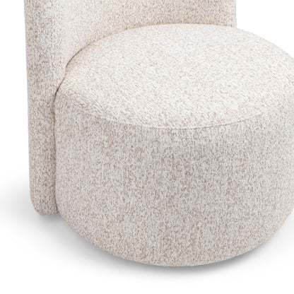 Solano - Outdoor Swivel Dining Chair - Hushed Oat