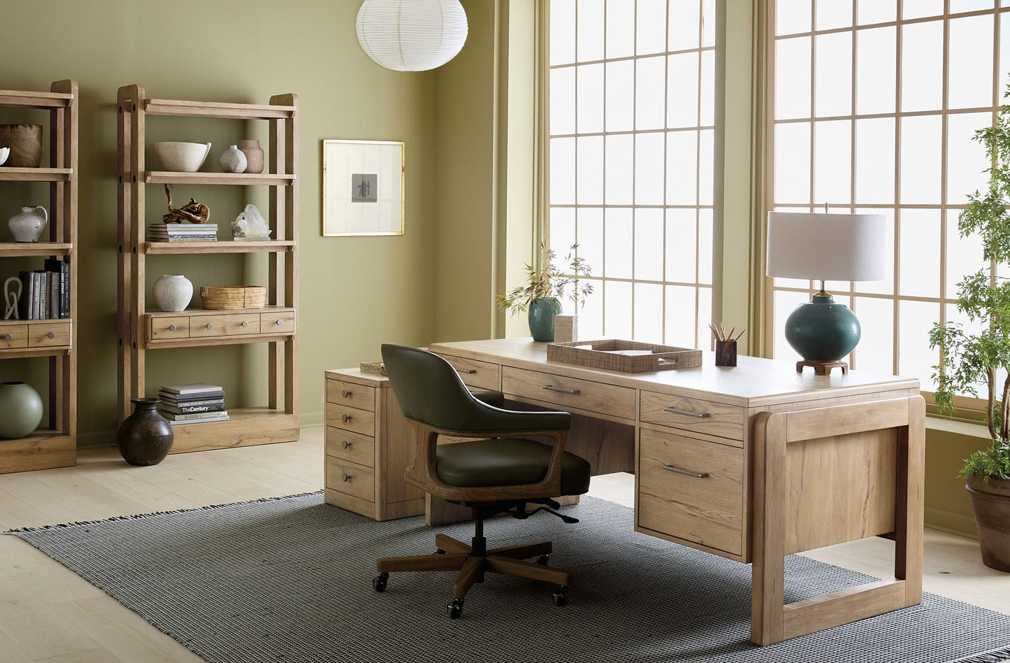 Kalamazoo - Executive Desk - Light Brown