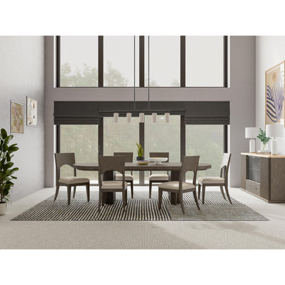 Sariel - Double Pedestal Dining Table Base - Dark Brown