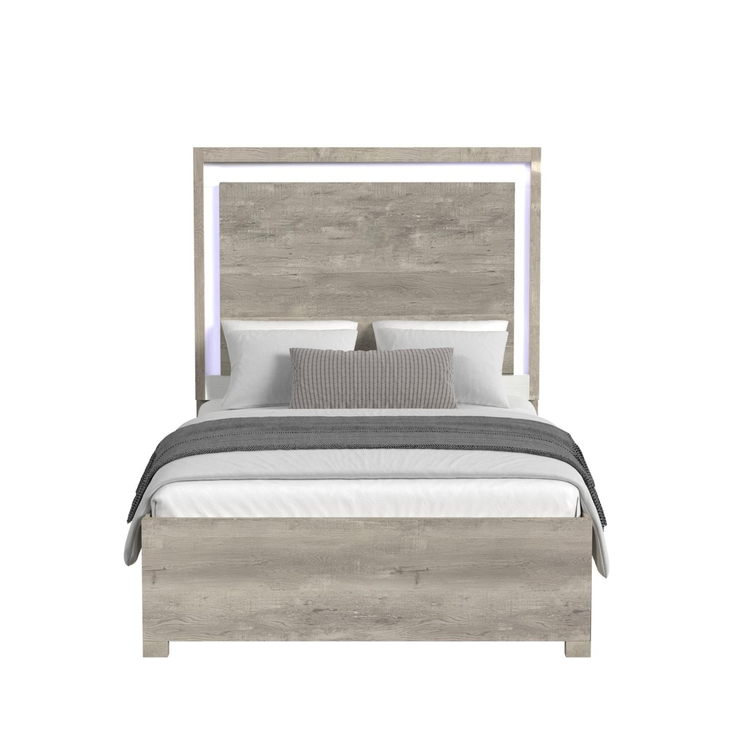 San Matteo - Queen / King Rails - Gray