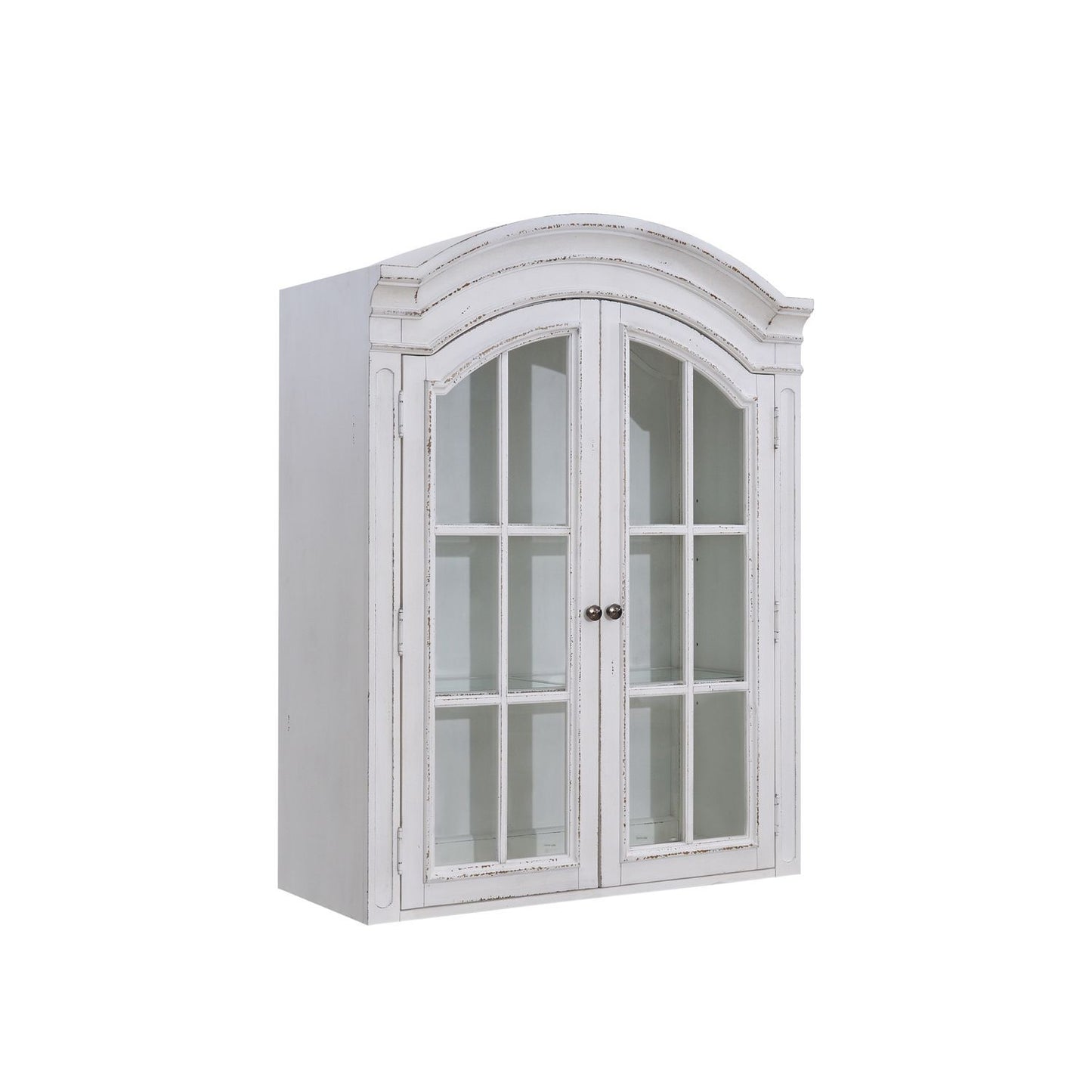 Magnolia Manor - Bunching Display Cabinet Top - Antique White