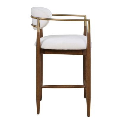 Moxie - Counter Stool - Walnut / White