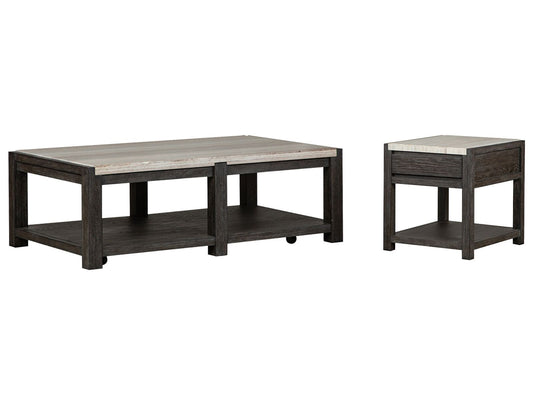 Plum Creek - Rectangular Cocktail Table Set