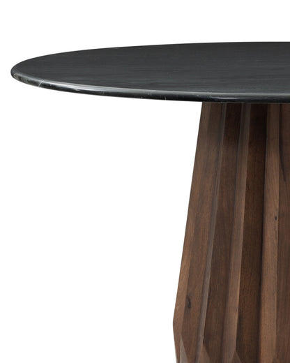Jennings - Dining Table Top - Natural Black Marble