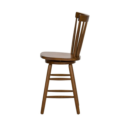 Creations - Swivel Counter Chair - Tobacco