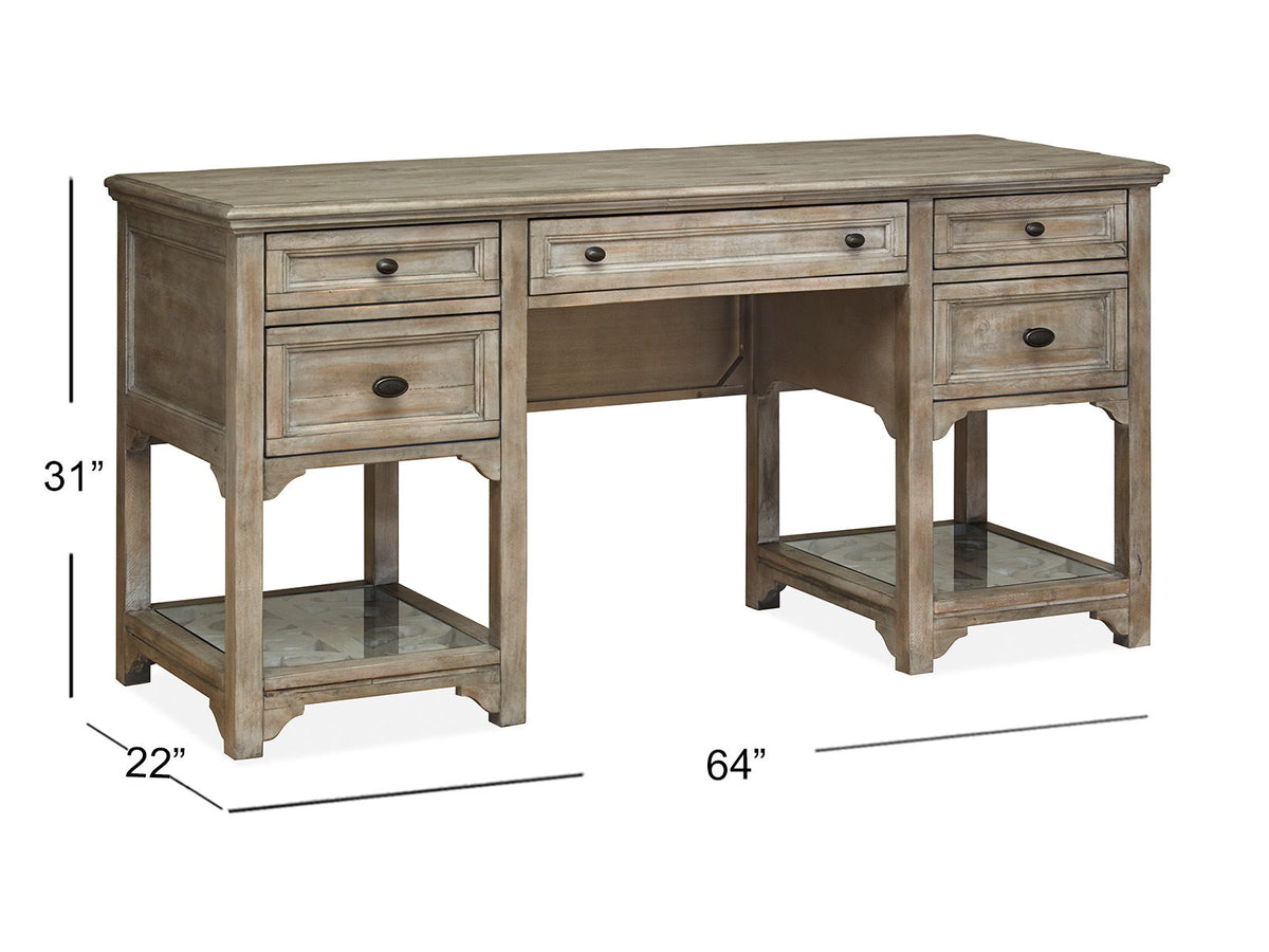 Tinley Park - Desk Base - Dove Tail Gray