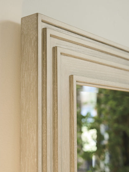 Copacabana - Solara Rectangular Mirror - White