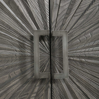 Shield - Oak 2 Door Cabinet - Gray
