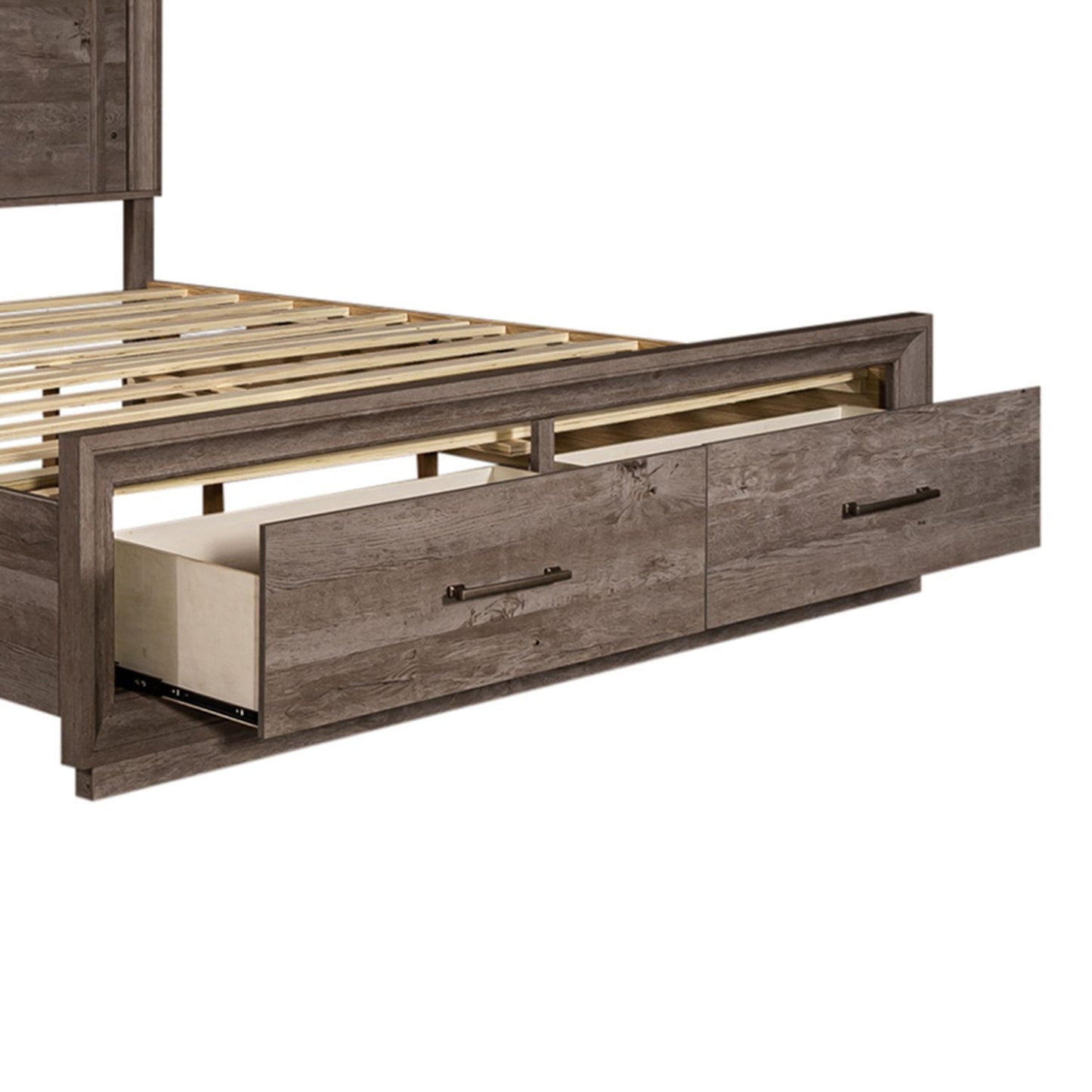 Horizons - Queen Storage Footboard - Graystone