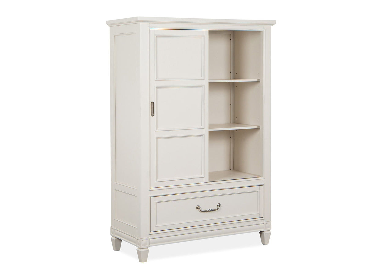 Willowbrook - Door Chest - Egg Shell White With Slight Rub Through