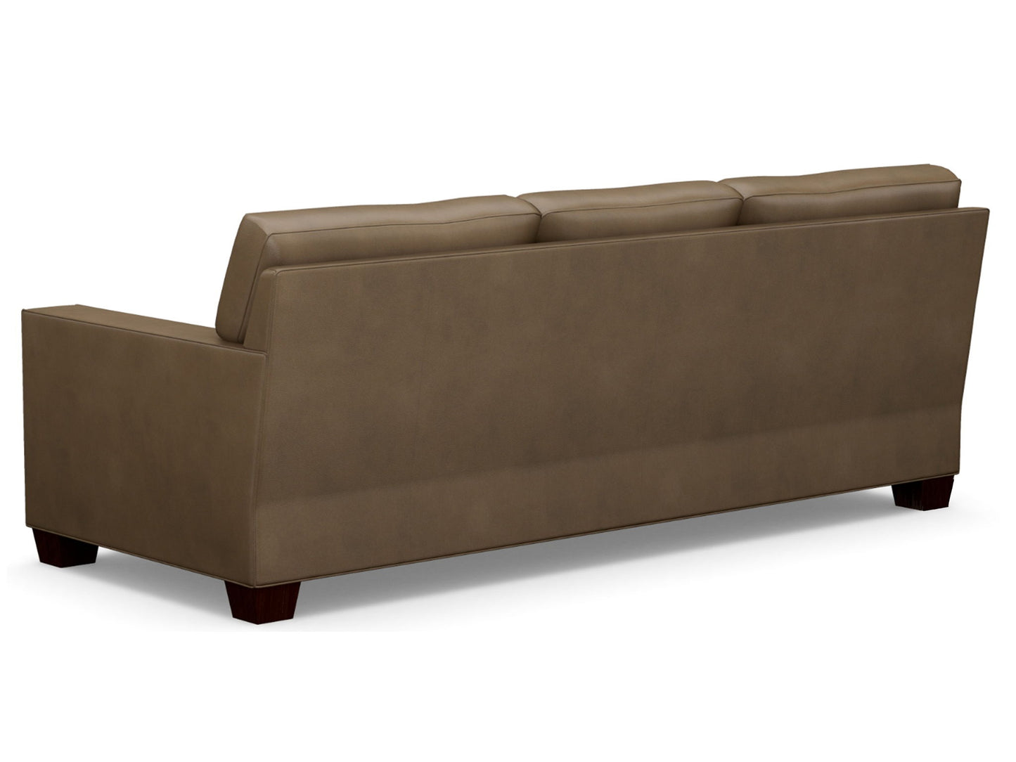 Couture Leather - Braxton Leather Sofa - Dark Brown