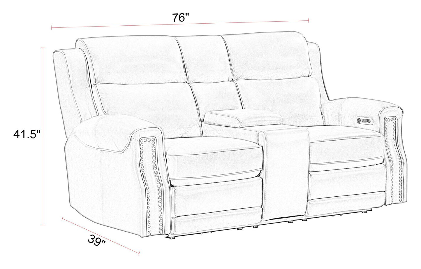 Hensley - Power Loveseat