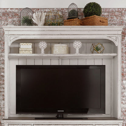 Magnolia Manor - Entertainment Hutch - Antique White