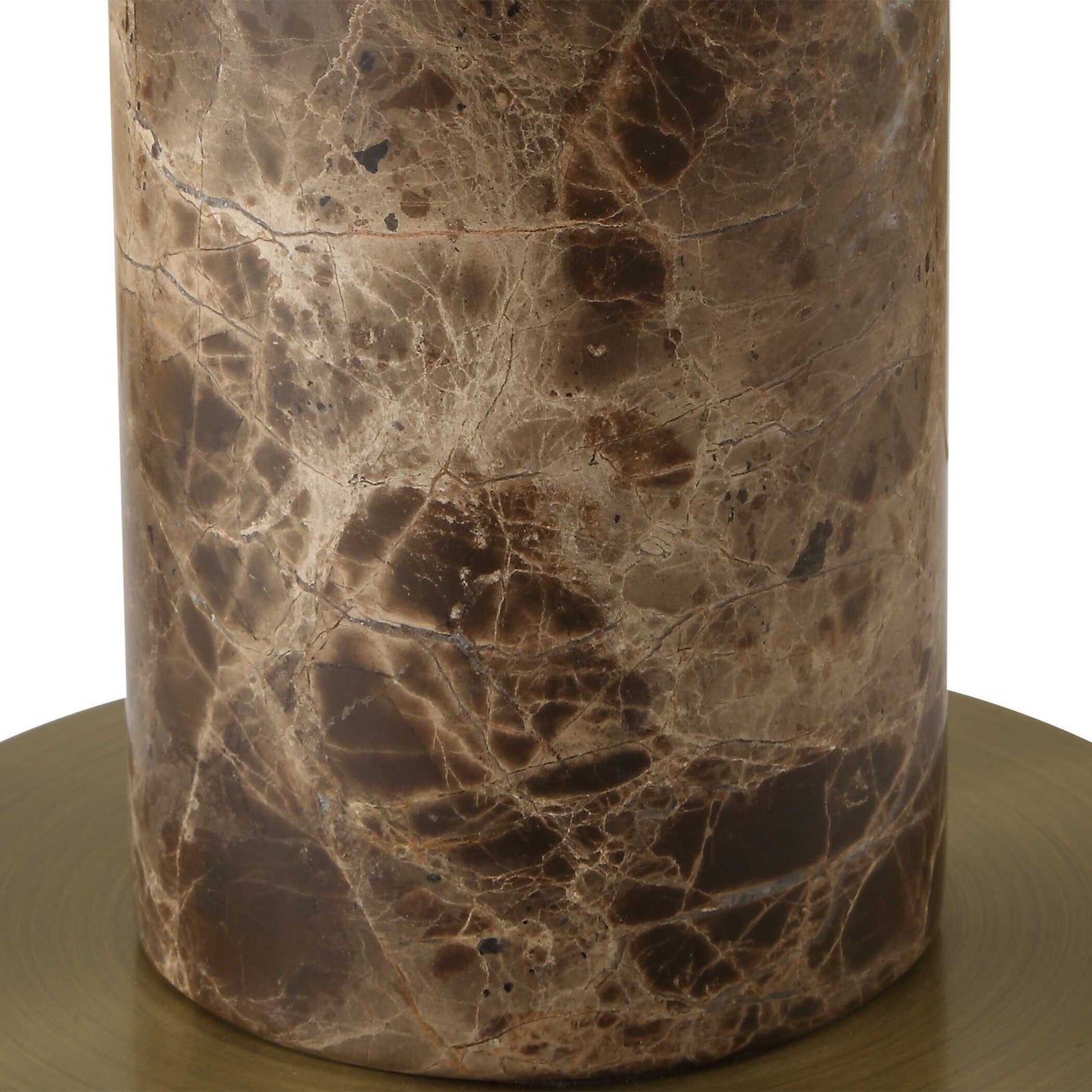Sepia - Brown Marble Buffet Lamp