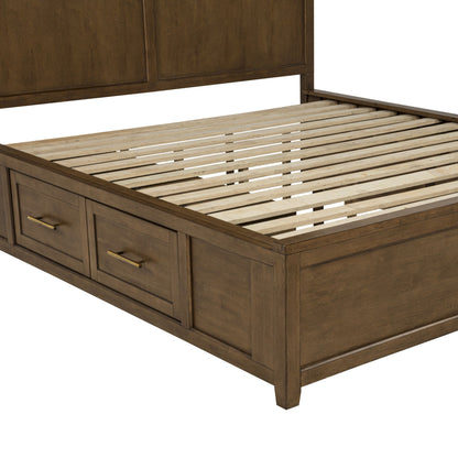 Devonshire - 5/0-6/6 Queen/King Storage SIde Rails - Cognac