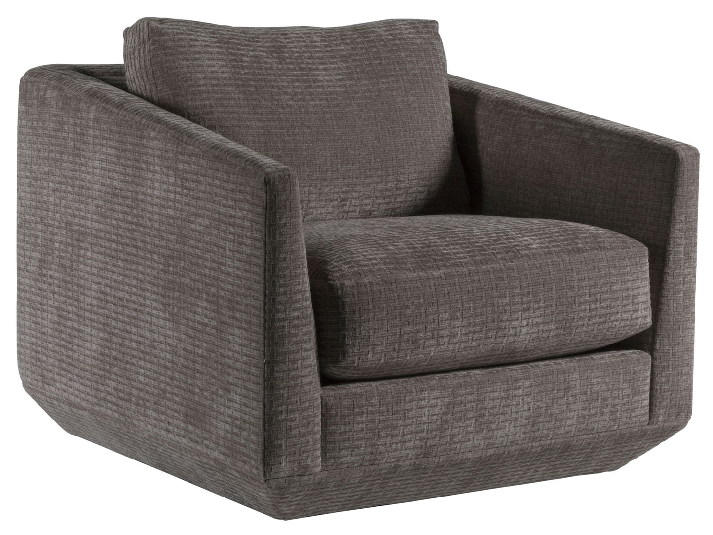 Artistica Upholstery - Veronica Swivel Chair - Dark Brown
