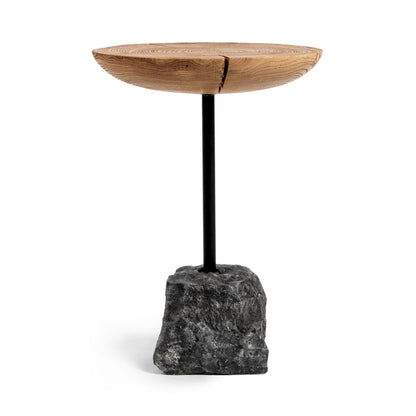 Linden - End Table - Natural / Black