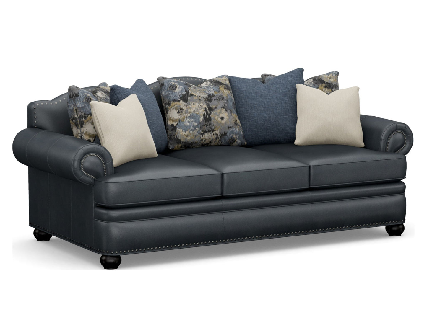 Lexington Leather - Jackson Leather Sofa - Blue
