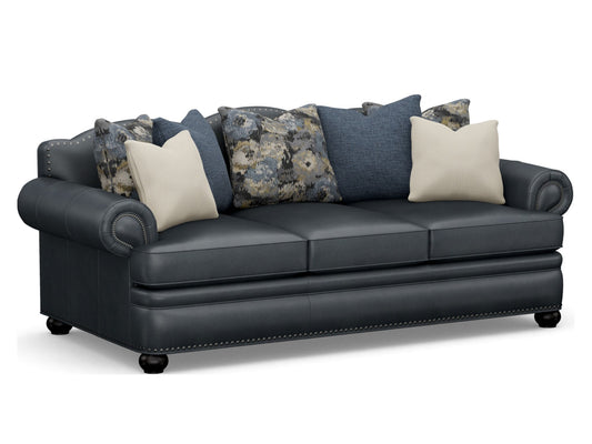 Lexington Leather - Jackson Leather Sofa - Blue