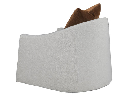 Artistica Upholstery - Brigitte Swivel Chair - White