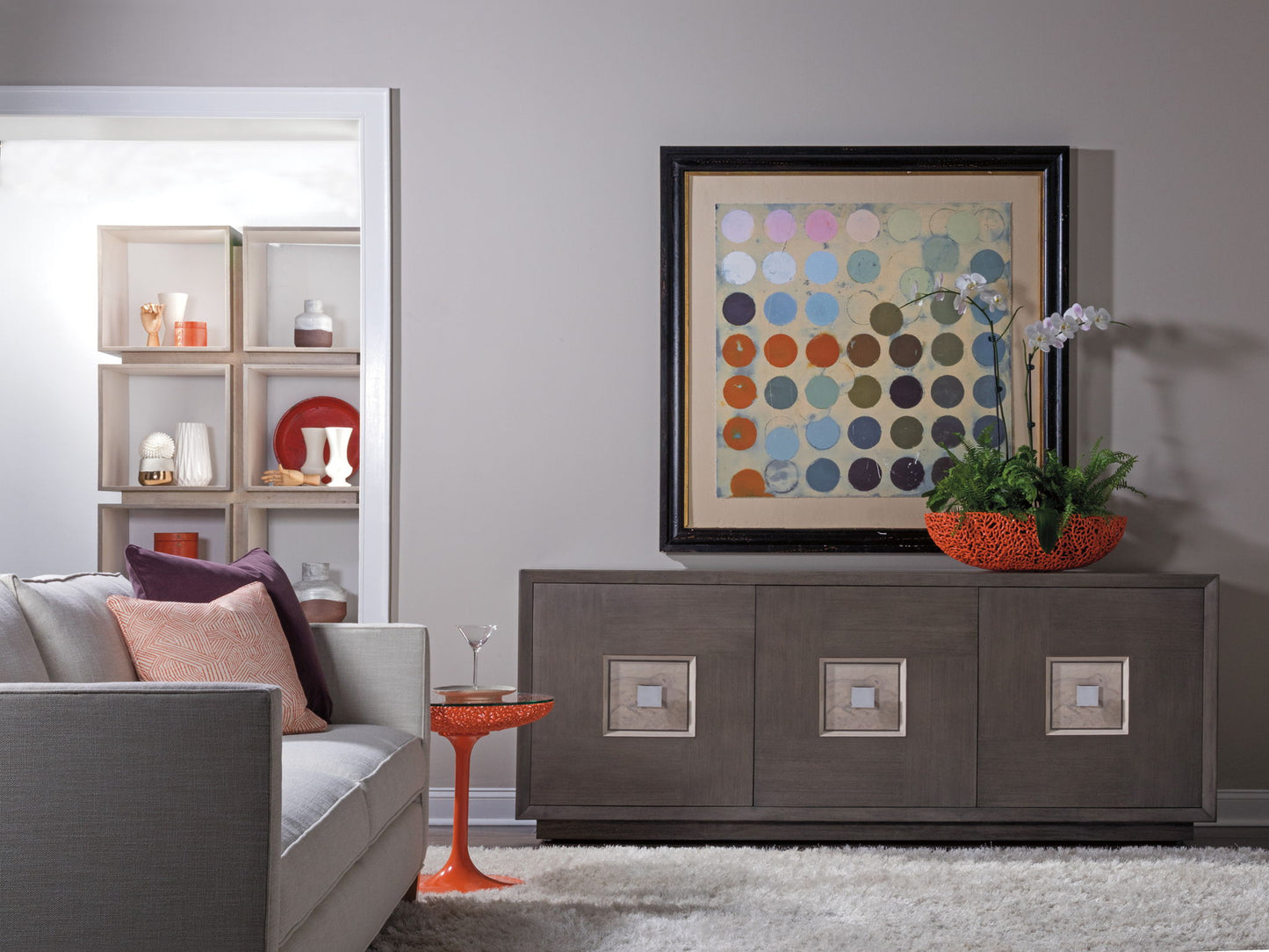 Signature Designs - Mercury Eight-Cube Etagere - Gray