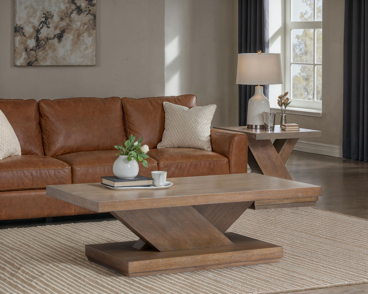 Lansbury - Rectangular Cocktail Table Set