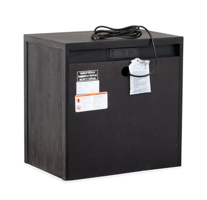 Kinsley - Drawer Nightstand - Black Heron