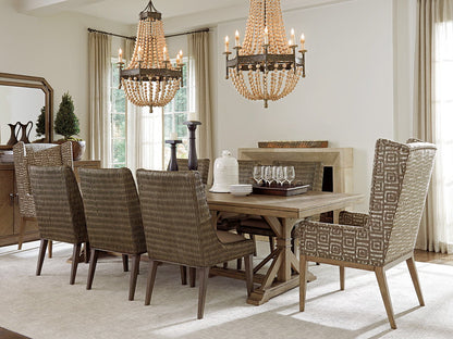 Cypress Point - Pierpoint Double Pedestal Dining Table - Dark Brown