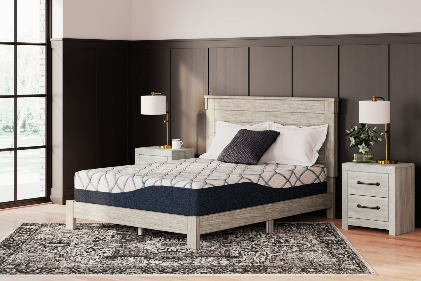 12 Inch Chime Elite 2.0 - Twin Mattress - White / Blue