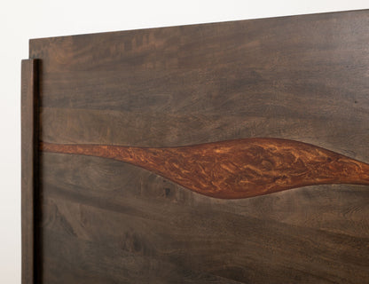 Raramuri - Queen Headboard - Dark Brown