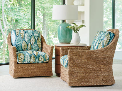 Palm Desert - Soren Swivel Chair - Blue