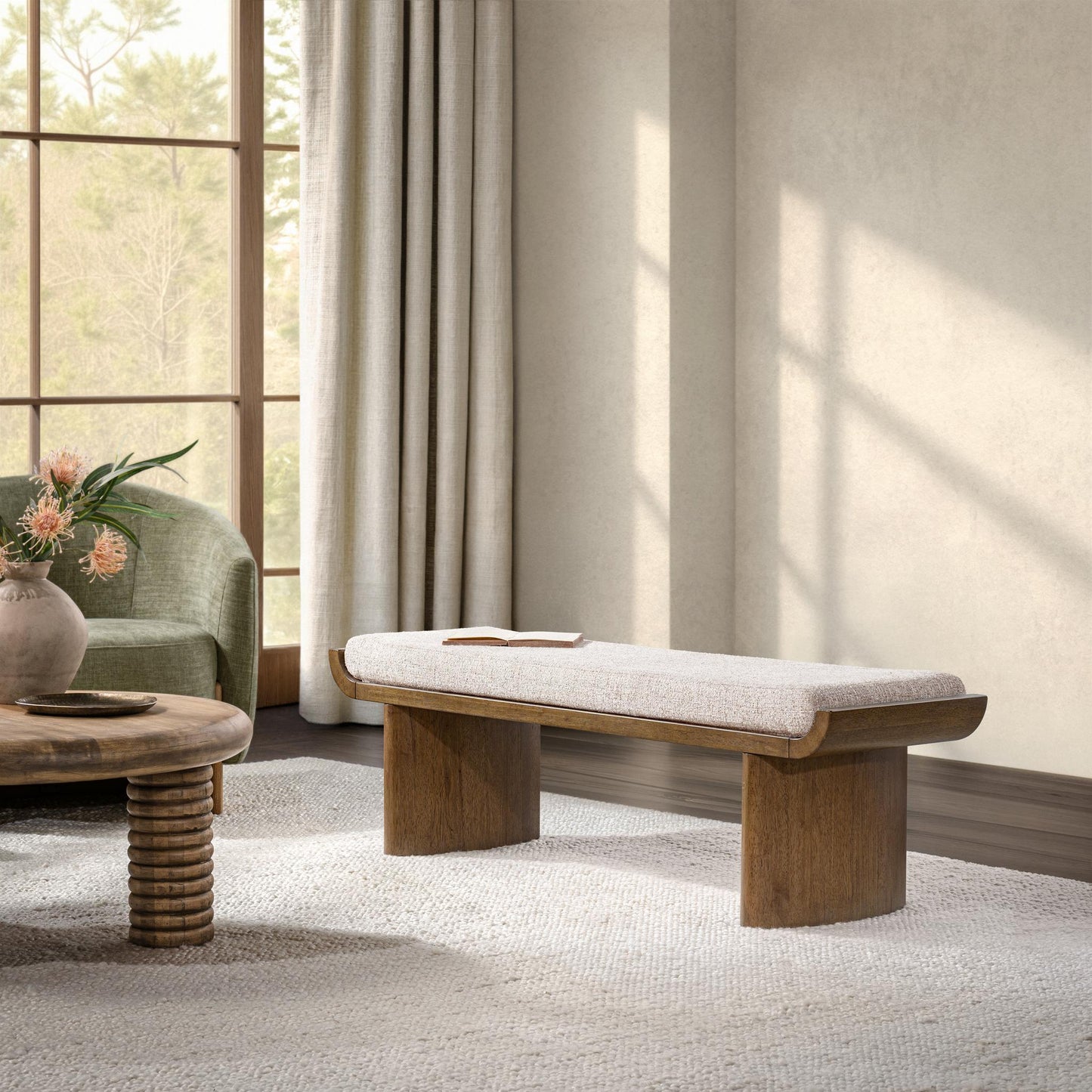 Varena - Accent Bench - Latte