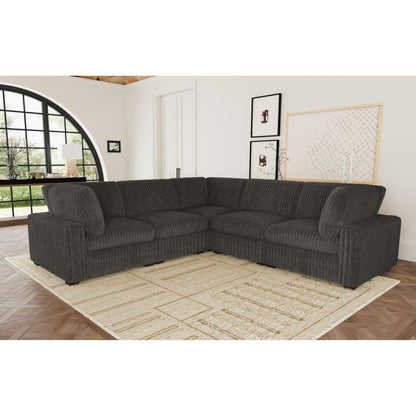Esprit - Modular Corner - Grand Cord Charcoal