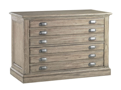 Barton Creek - Johnson File Chest - Light Brown