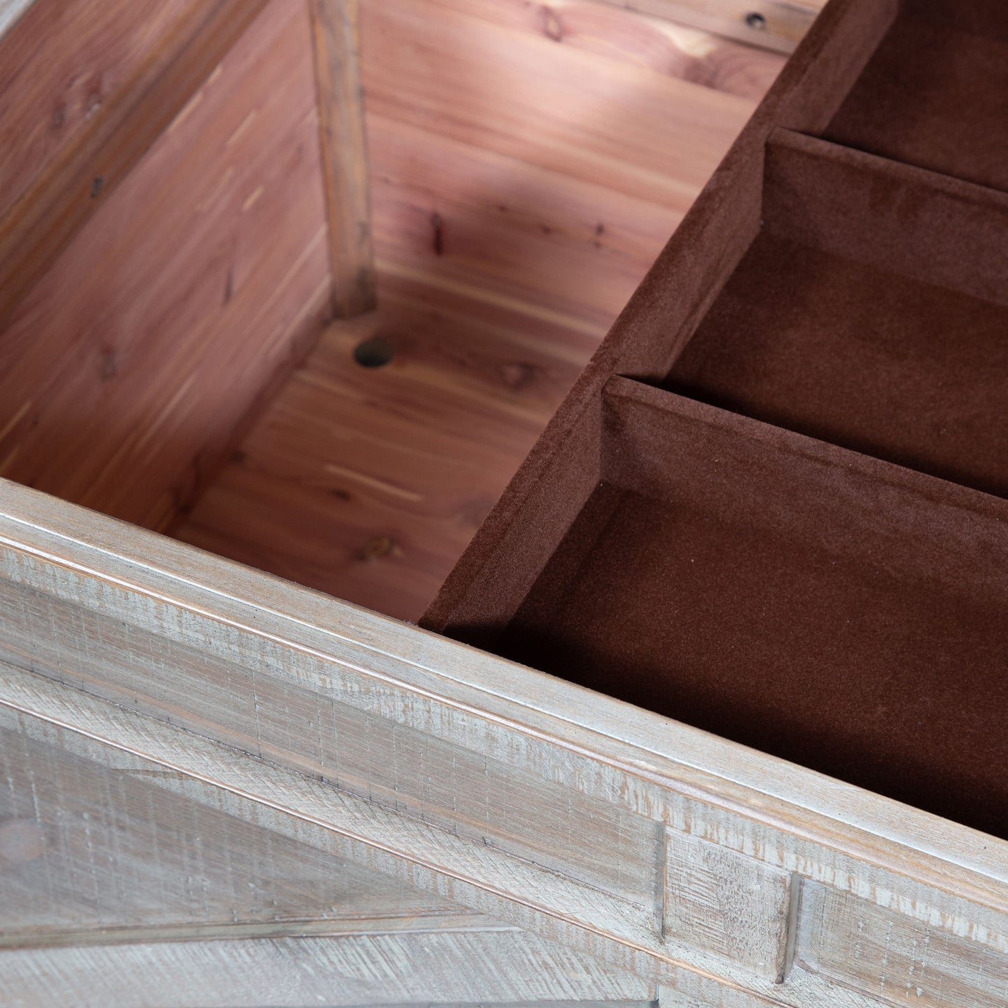 Parkland Falls - Storage Trunk - Weathered Taupe