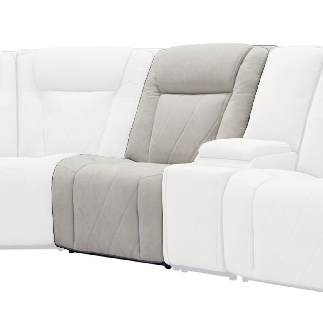 Ian - Power Zero Gravity Armless Recliner P3 - Luxe Mocha