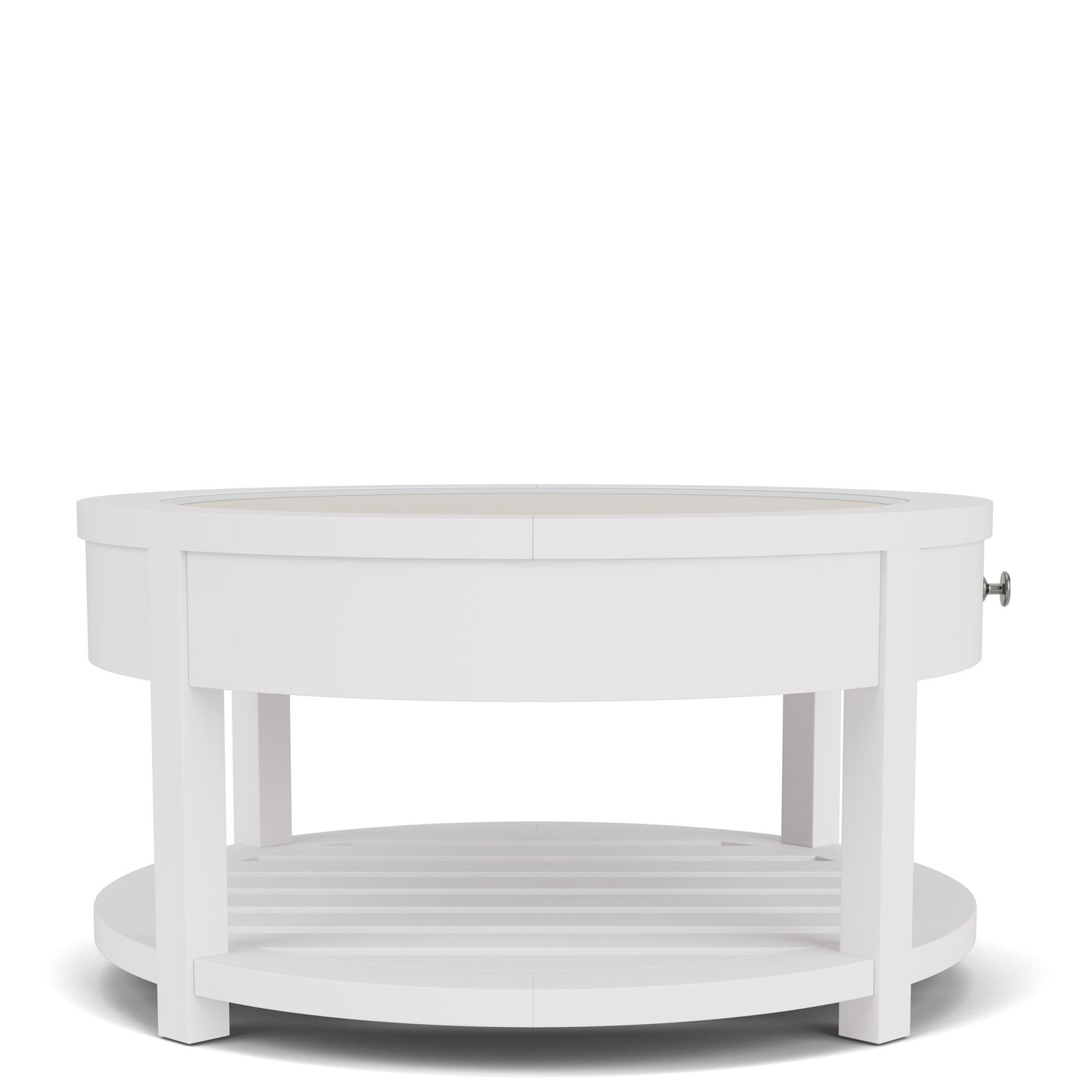 Rosalie - Round Cocktail Table - White