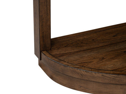 Connolly - Demilune Sofa Table - Brown