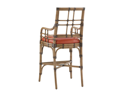 Twin Palms - Lands End Bar Stool - Light Brown