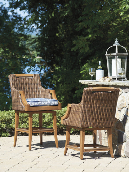 Harbor Isle - Counter Stool - Dark Brown